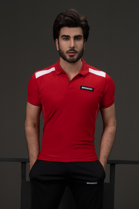 Broncoo Red Performance Polo