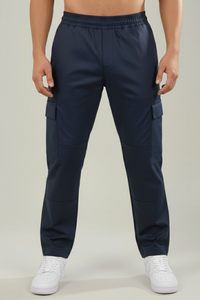 Men's Cotton Essential Cargo Pants - Navy