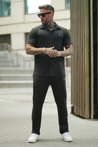 Broncoo Black Button Up Set