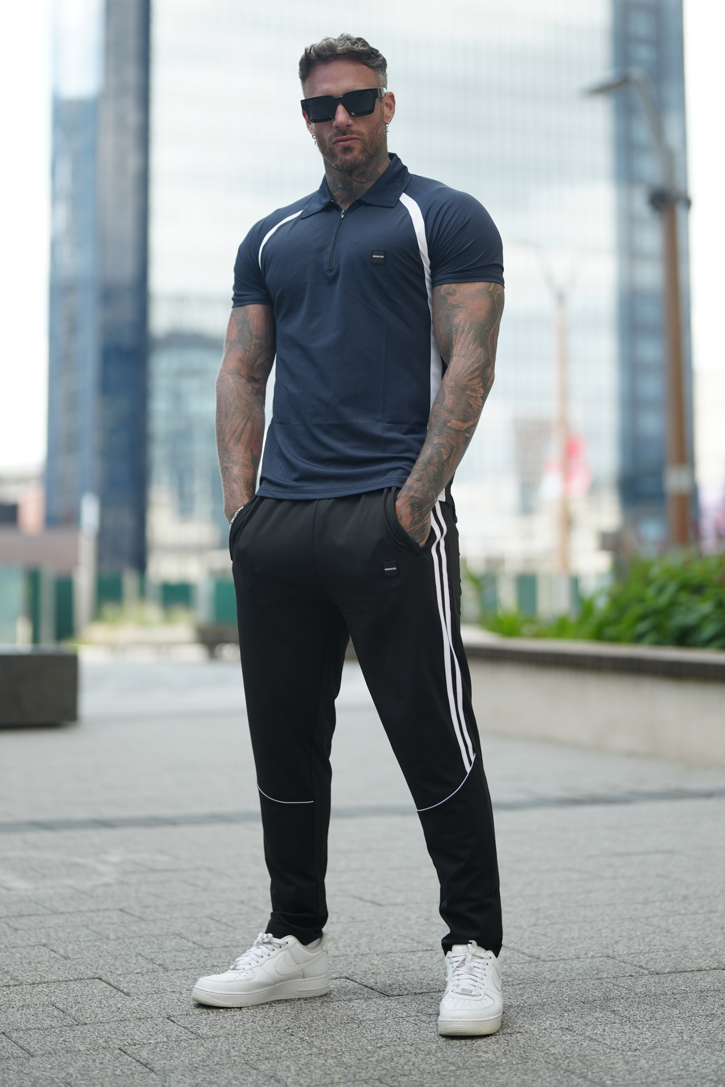 Broncoo Navy Ultra-Dry Tracksuit