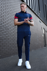 Broncoo Navy Static Polo Tracksuit