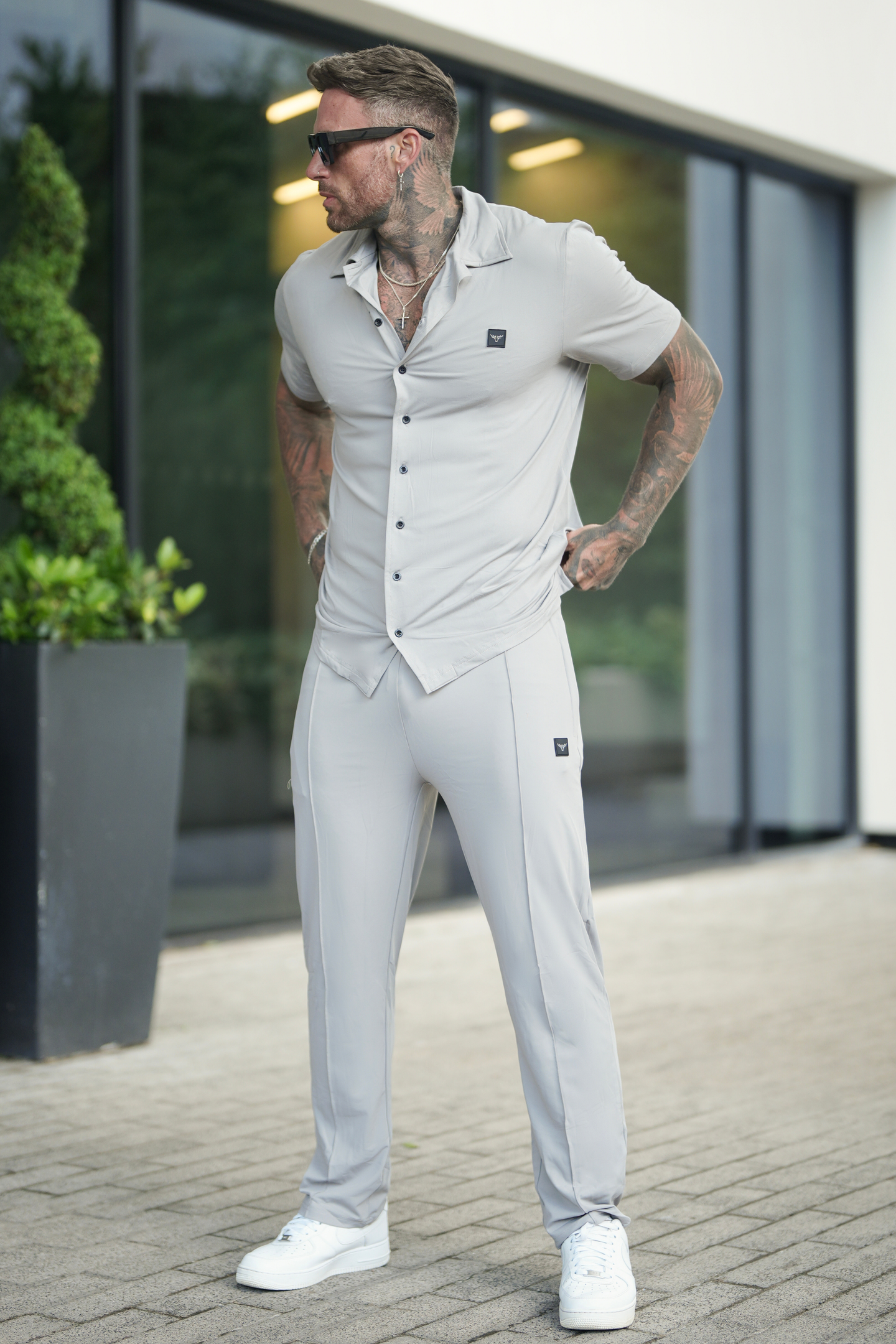 Broncoo Grey Loose Trouser