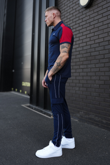 Broncoo Navy Static Polo Tracksuit
