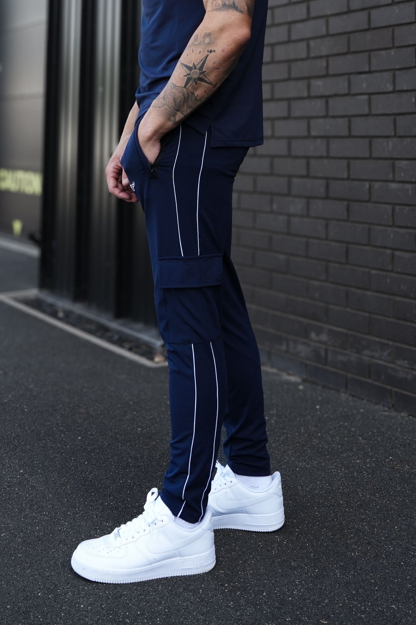 Broncoo Navy Static Trouser