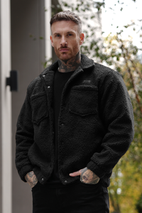 Broncoo Black Sherpa Jacket