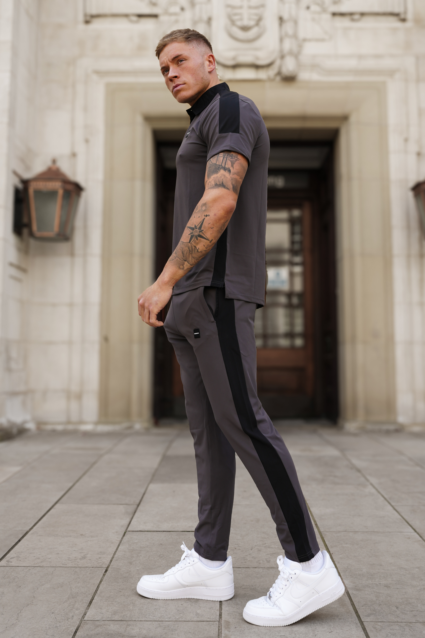 Broncoo Grey Aesthetic Tracksuit