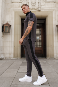 Broncoo Grey Aesthetic Tracksuit
