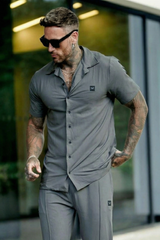 Broncoo Grey Essential  Button Up Set