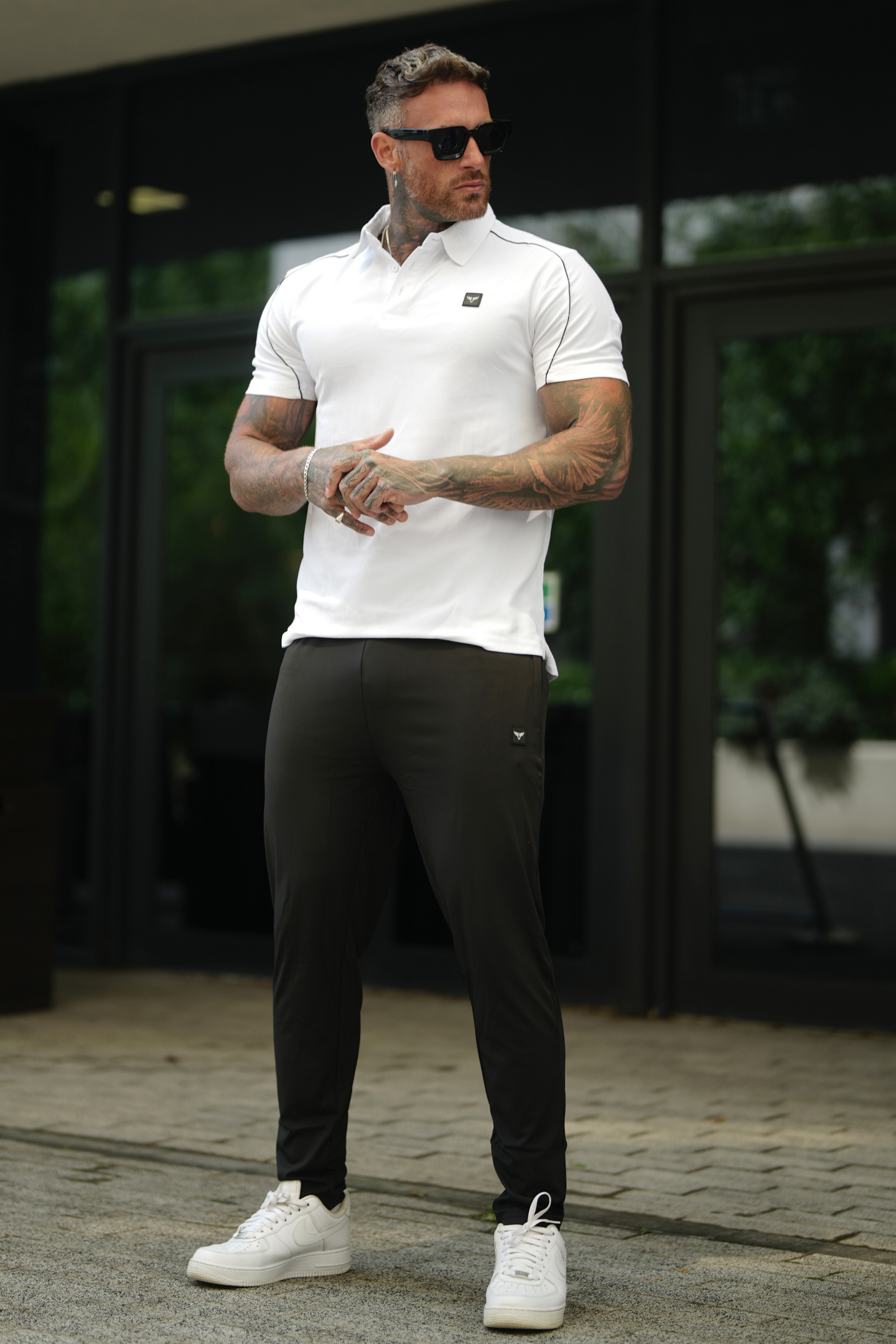 Broncoo White Polo Tracksuit