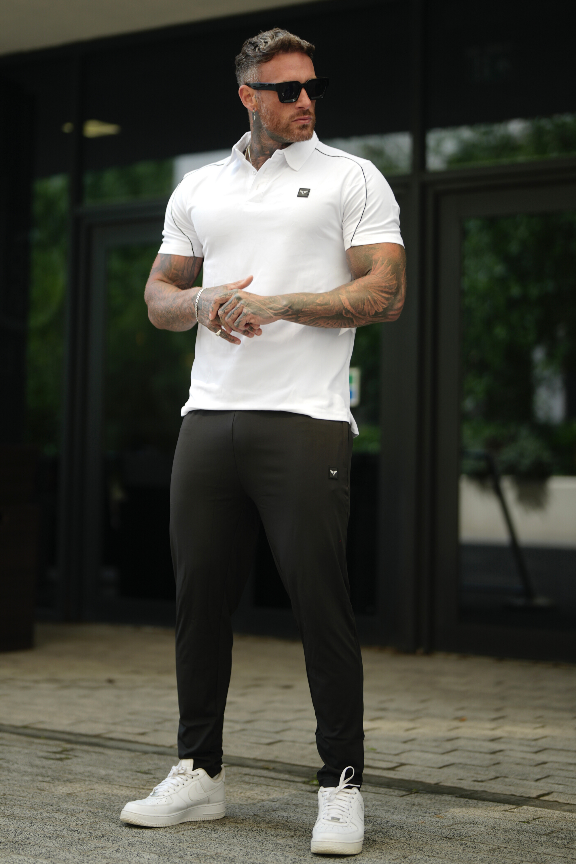 Broncoo White Polo Tracksuit