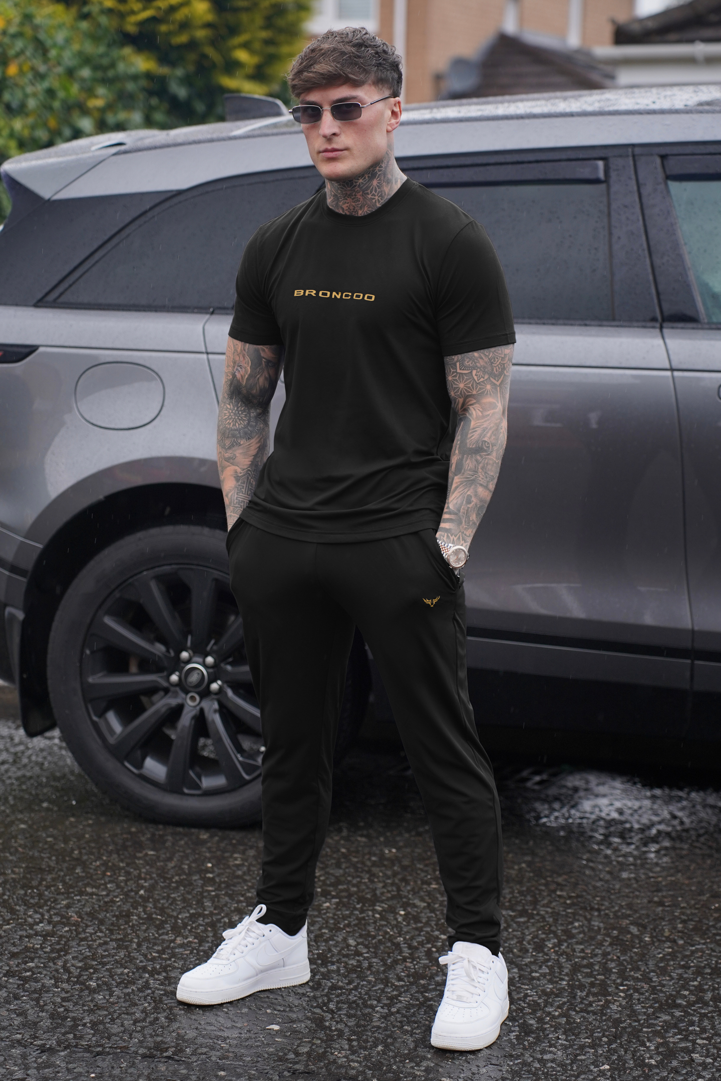 Broncoo Gold Tech Tracksuit