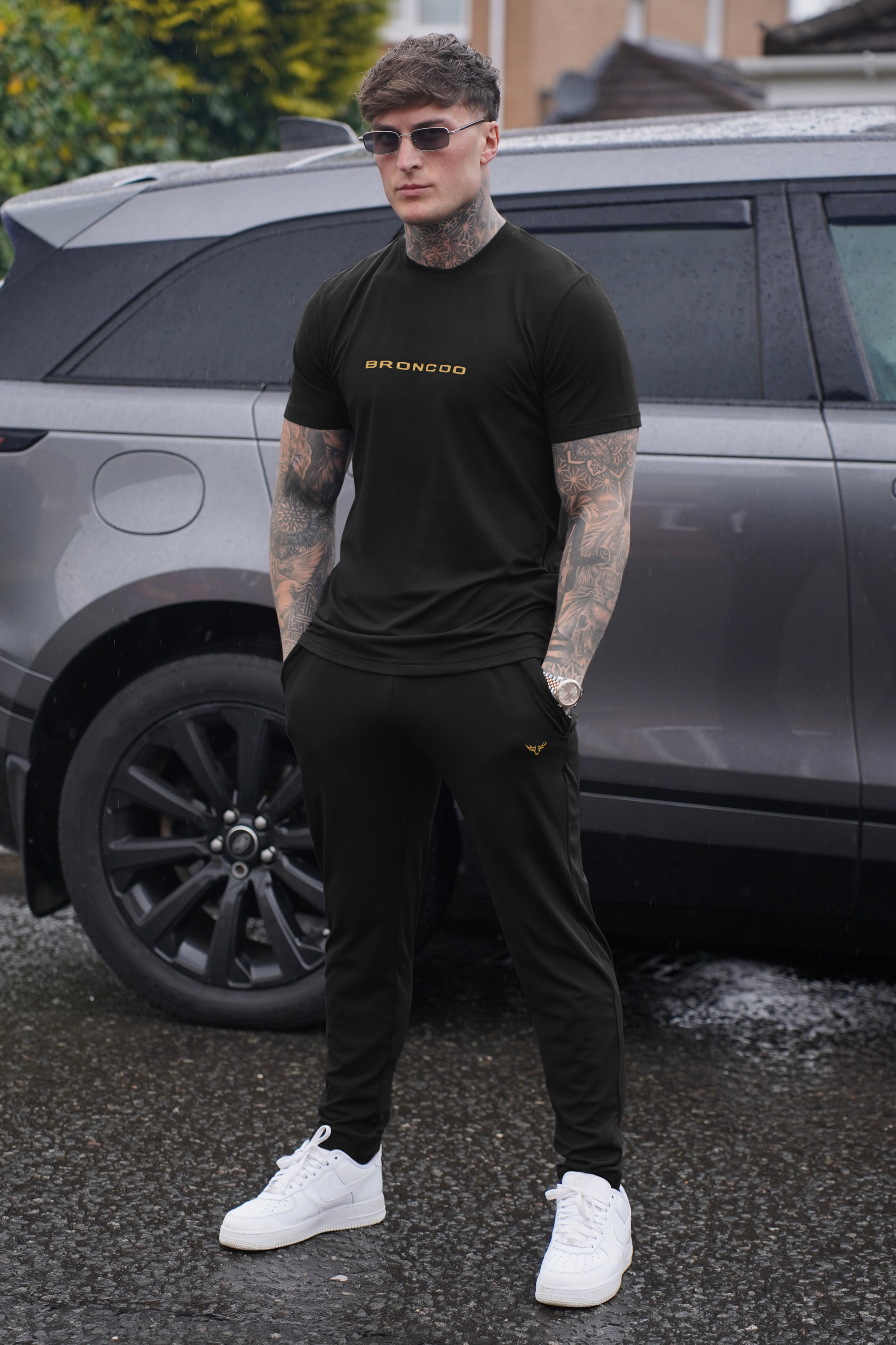 Broncoo Gold Tech Tracksuit