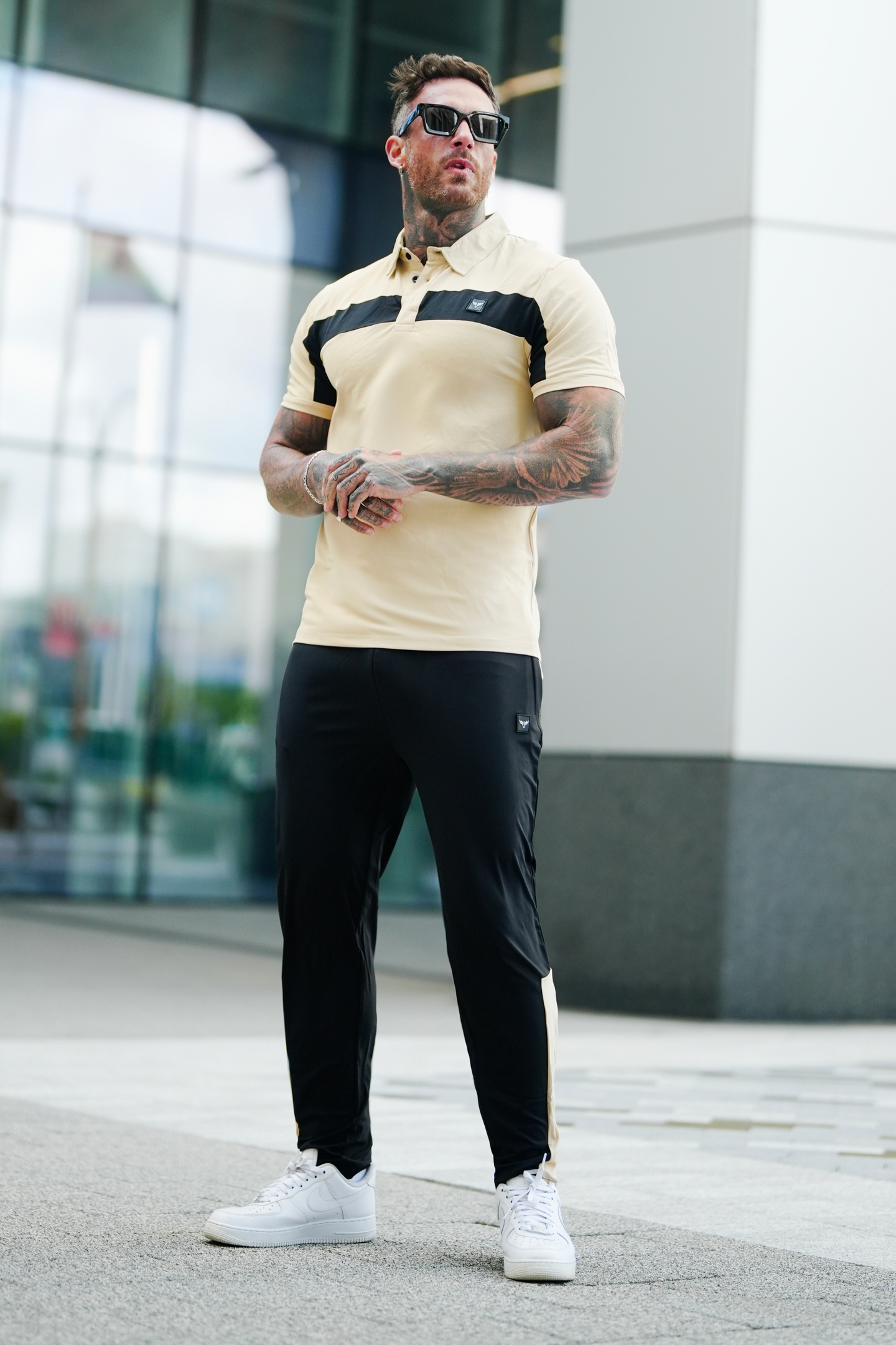 Broncoo Beige Static Tracksuit