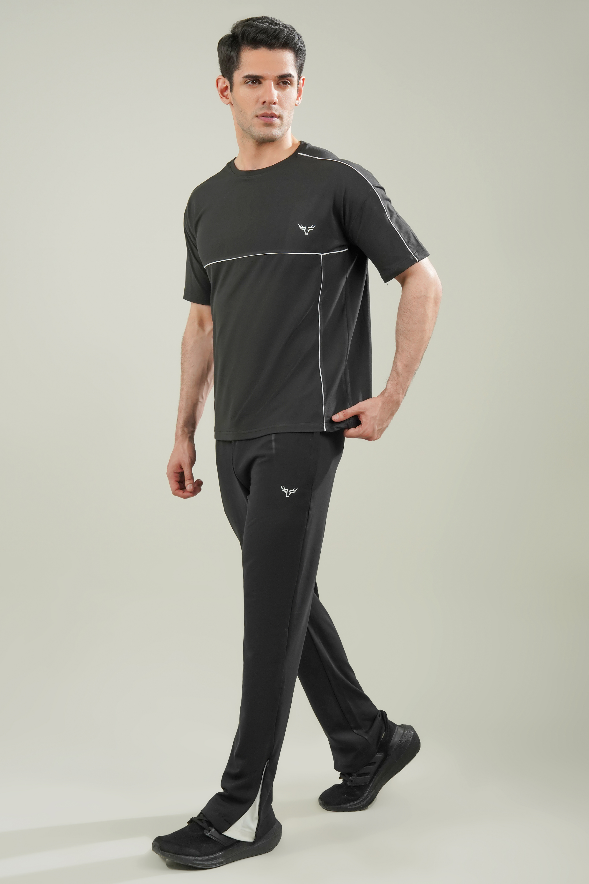 Broncoo Black Oversize Tracksuit