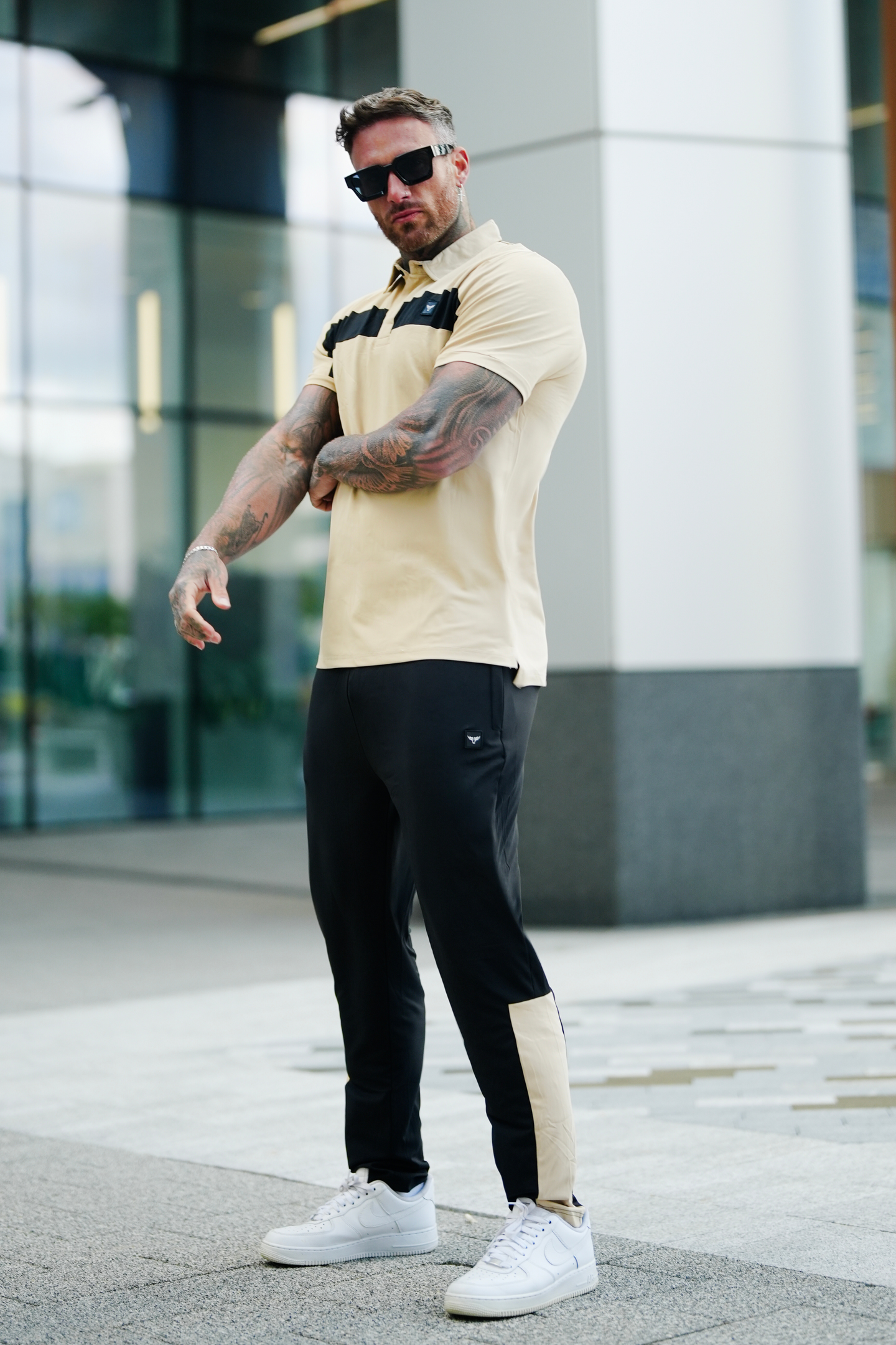 Broncoo Beige Static Tracksuit