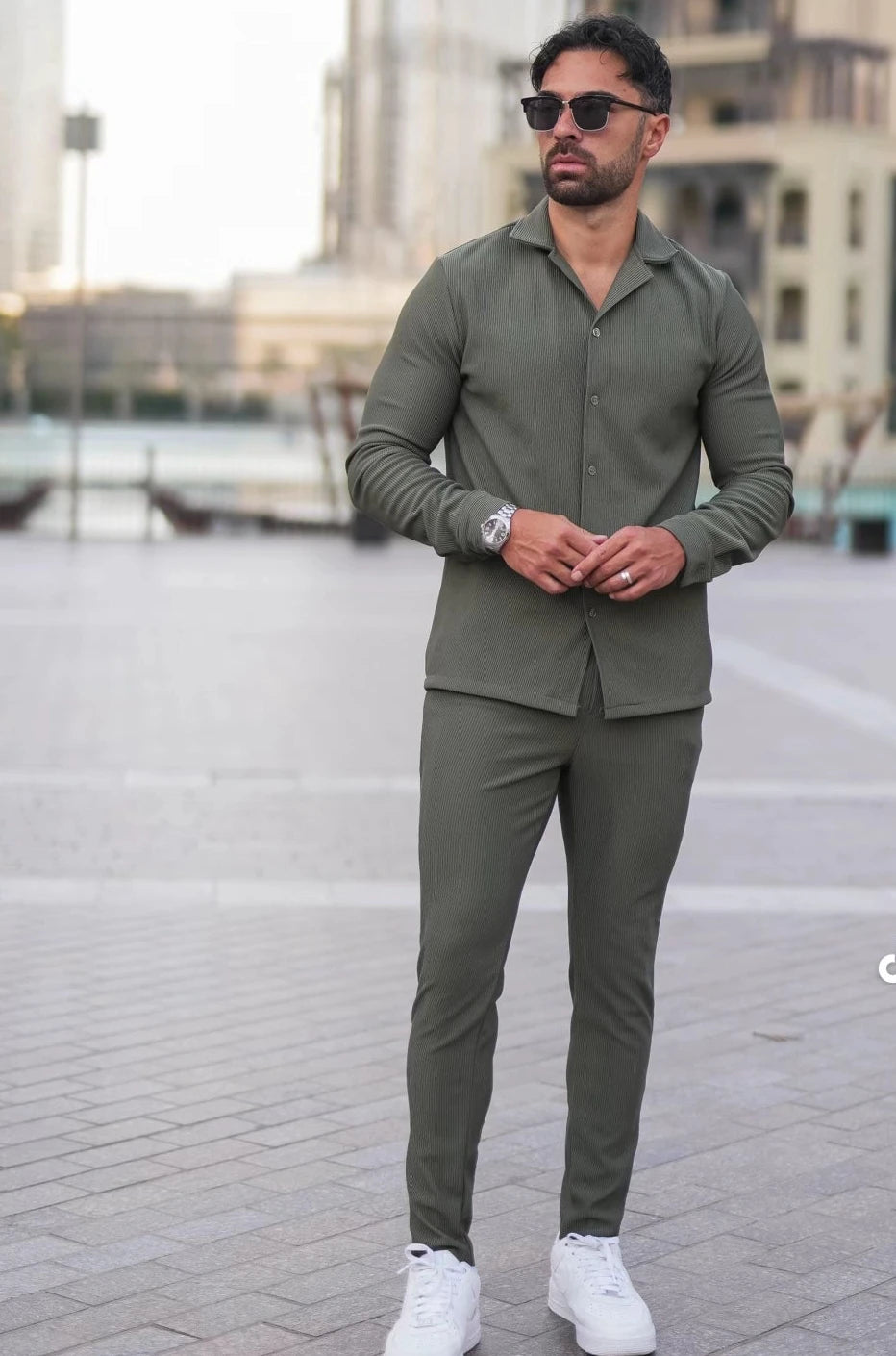 Broncoo Army Essential Button Up Set