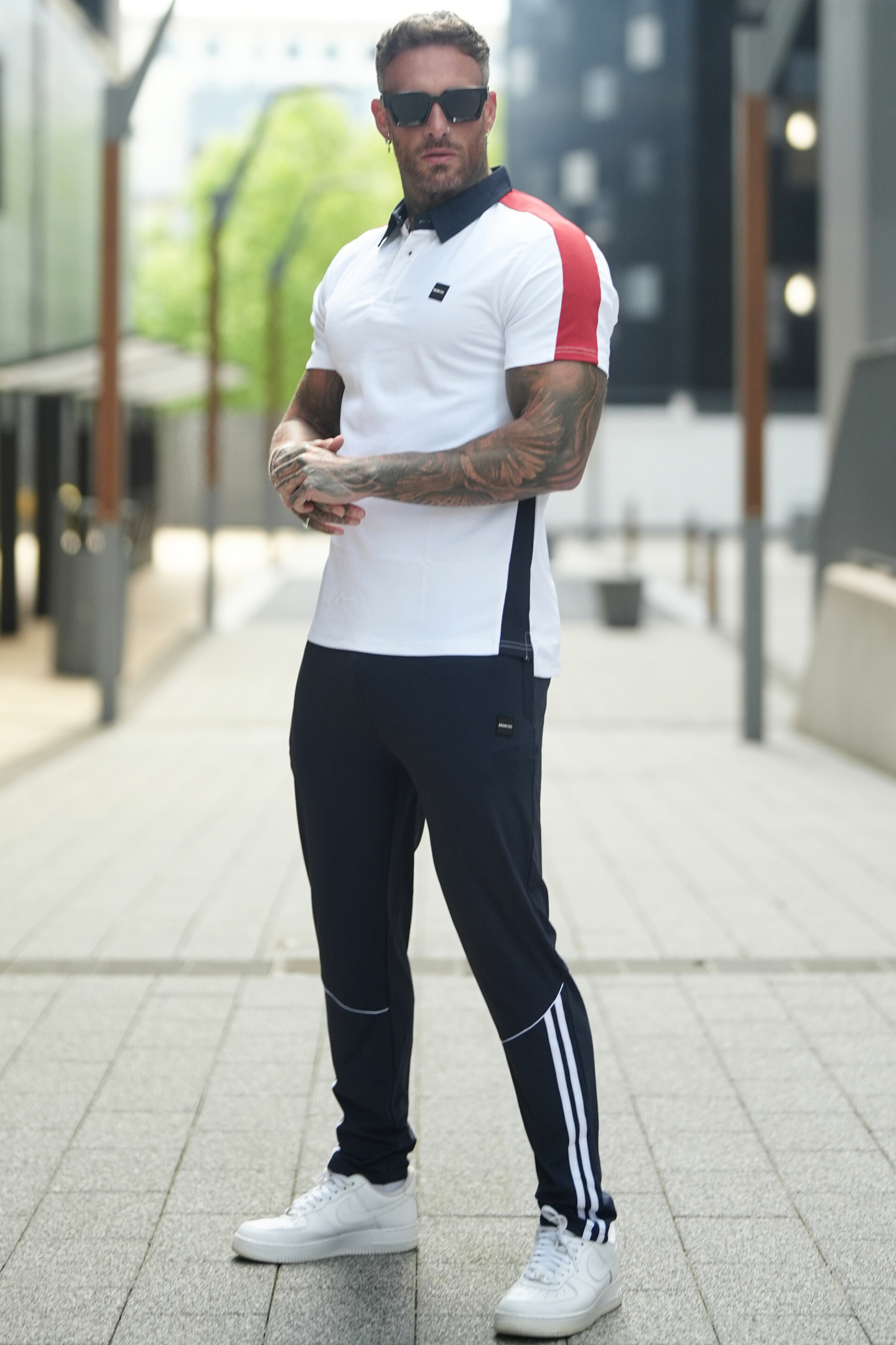Broncoo White Aesthetic Tracksuit