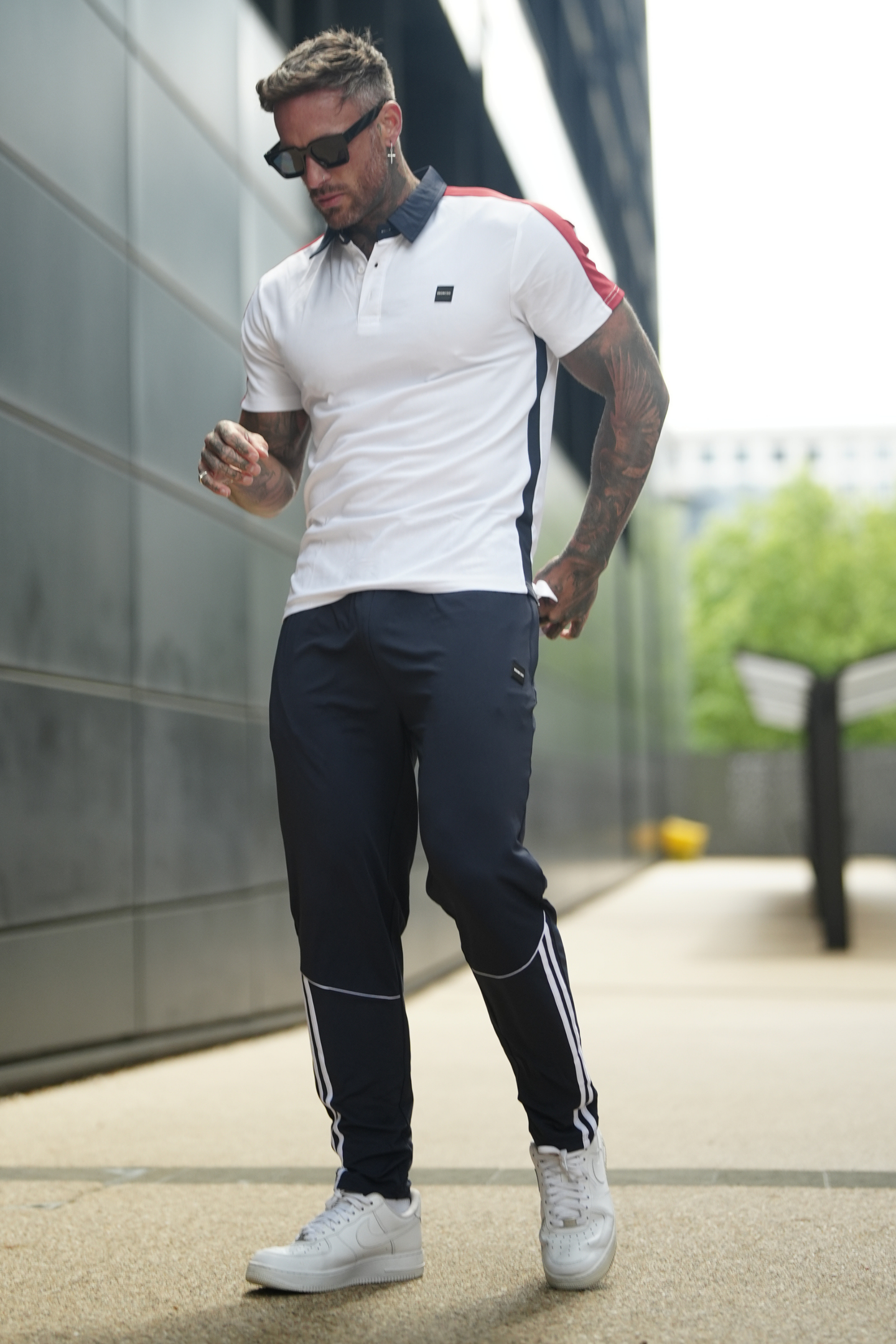 Broncoo White Aesthetic Tracksuit