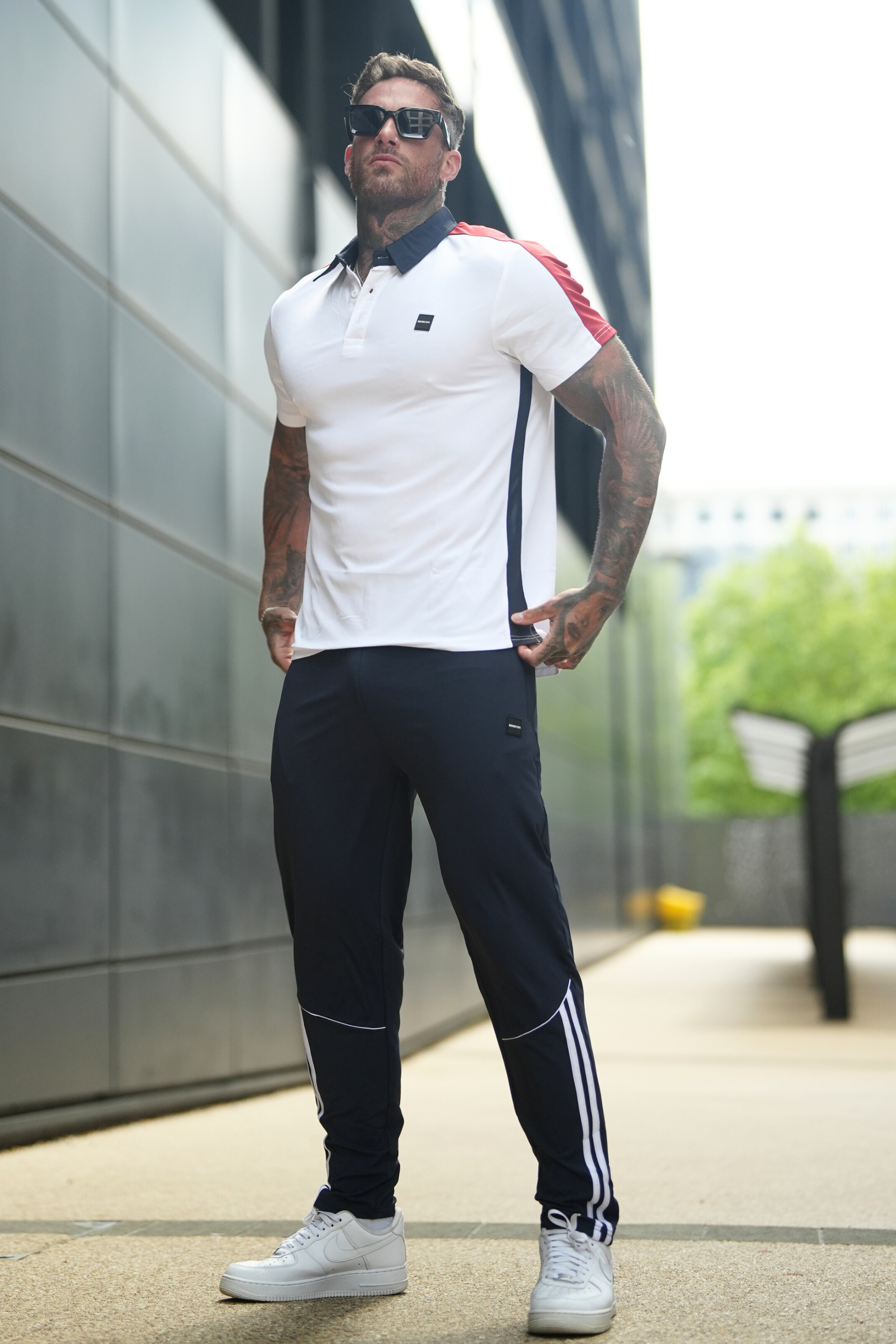 Broncoo White Aesthetic Tracksuit