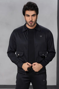 BT Black Flap Zipper